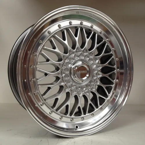 Lenso BSX 8,5x19 ET45 Satz LK 5x112 silber