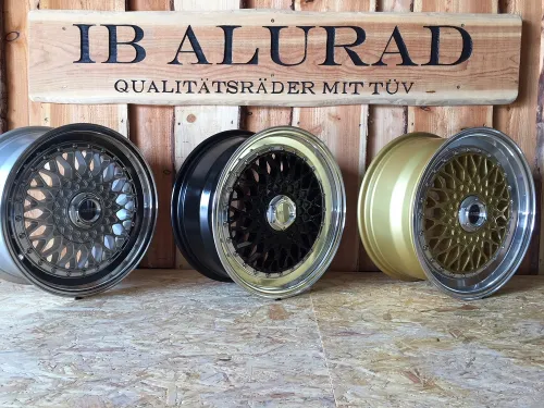 Lenso BSX 7,5 + 8,5x17Zoll 4x100 Silber mit Tüvgutachten