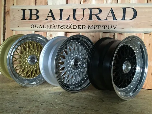 Lenso BSX 7,5+8,5x 17Zoll 4x100 Gold mit Tüvgutachten