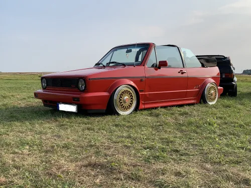 BSX Klassik Lip Satz 7x17Zoll ET35 LK 4x100 mit Tüv Gold