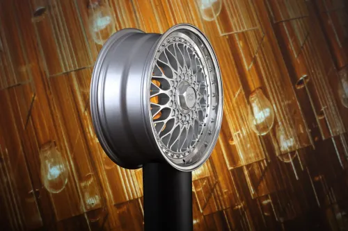 Lenso BSX RS Limited Felge 7,5x17+8,5x17Zoll 4x100 Silber mit Tüv Teilegutachten