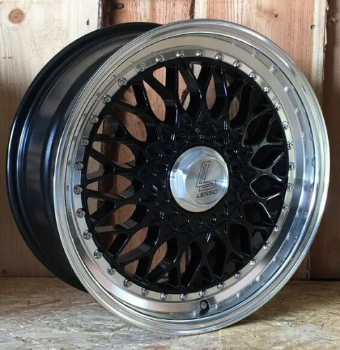 Lenso BSX RS Limited Felge 7,5x17+8,5x17Zoll 4x100 Schwarz mit Tüv Teilegutachten