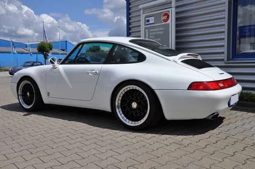 H222 Motorsport Look Felgen für Porsche 8x18 + 10x18Zoll Schwarz