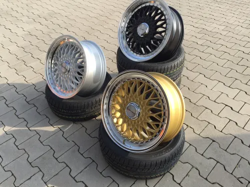 Lenso BSX 7,5x17 ET35 4x100 Gold mit Tüvgutachten