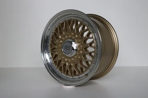 Lenso BSX RS Limited Felge 7x15Zoll ET38 4x100 Gold mit Tüv