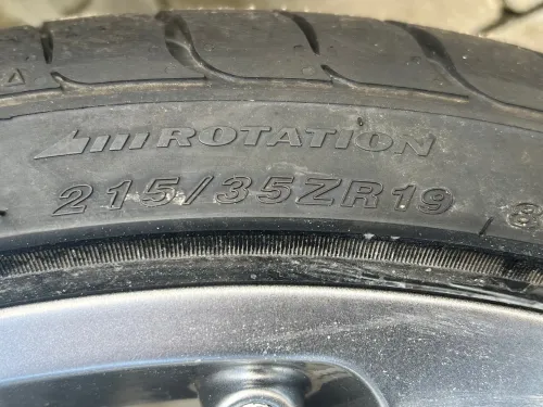Musterradsatz HTG 2 8,5+9,5x19 mit Westlake Reifen