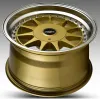 HTG 1 Felgen 9x16Zoll 4x100 4x108 mit Tüvteilegutachten Gold