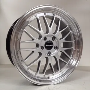 IB Le Mans ® 8,5x19 LK 5x120 Silber mit Edelstahlschrauben