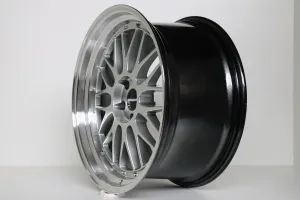 IB Le Mans ® Satz 8,5+10 x 20 LK 5x112 Silber mit Edelstahlschrauben