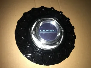 Lenso BSX Zentralmutter Aluminium mit Wabe in Schwarz